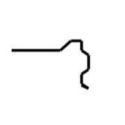 Торцевая планка для битумной черепицы ПТ-2