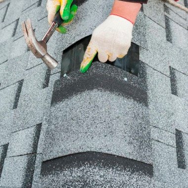 Коньково-карнизная плитка для битумной черепицы Акваизол