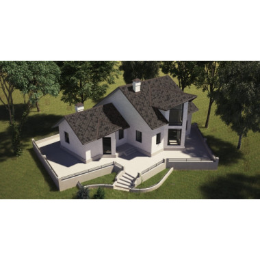 Бітумна черепиця Акваізол Акцент Графіт