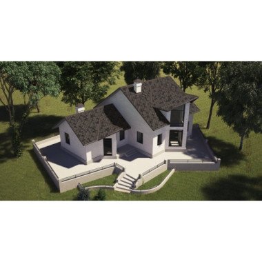 Битумная черепица Акваизол Акцент Графит