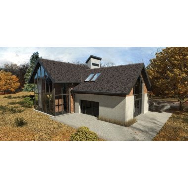 Битумная черепица Акваизол Акцент Графит