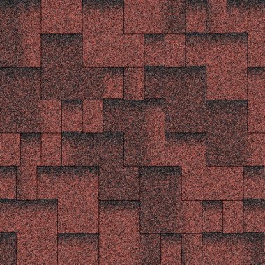 Битумная черепица Акваизол Акцент Красная ЭКО