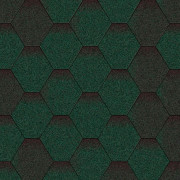 Бітумна черепиця Акваізол Мозаїка Зелена Мікс