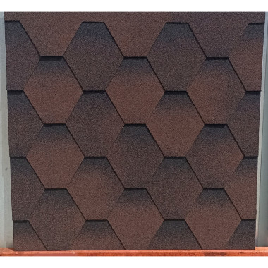 Битумная черепица Акваизол Мозаика Мокко