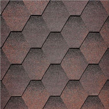 Бітумна черепиця Акваізол Мозаїка Кориця