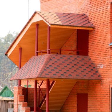 Битумная черепица Акваизол Мозаика Красный мак