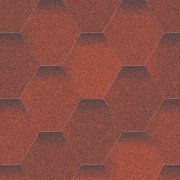 Битумная черепица Акваизол Мозаика Огненная лава