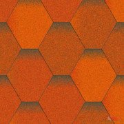 Битумная черепица Акваизол Мозаика Теплый воск